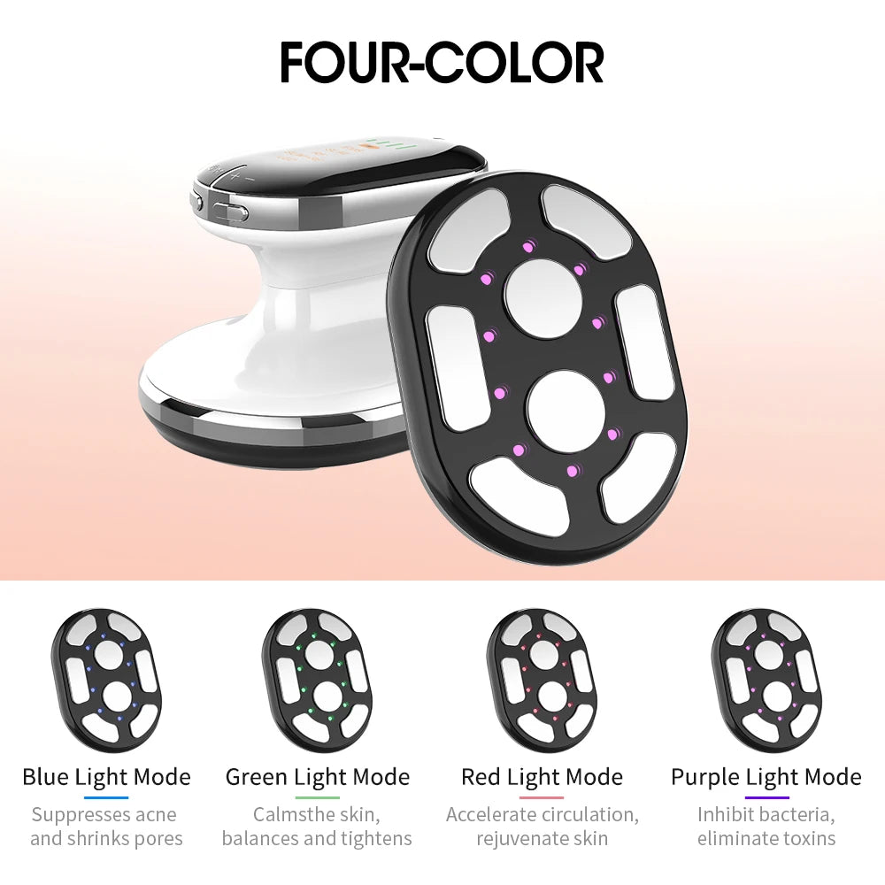 Aparato Reductor Corporal EMS RF Masaje Celulitis LED Reafirmante Con Gel