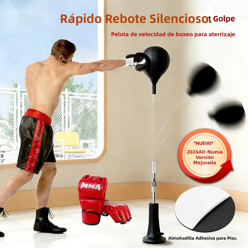 Nuevo Saco de Boxeo Premium 2026, Saco Cobra para Entrenamiento de Agilidad, Equipo de Fitness para el Hogar, Saco de Reflejos con Barra, El Mejor Regalo Familiar