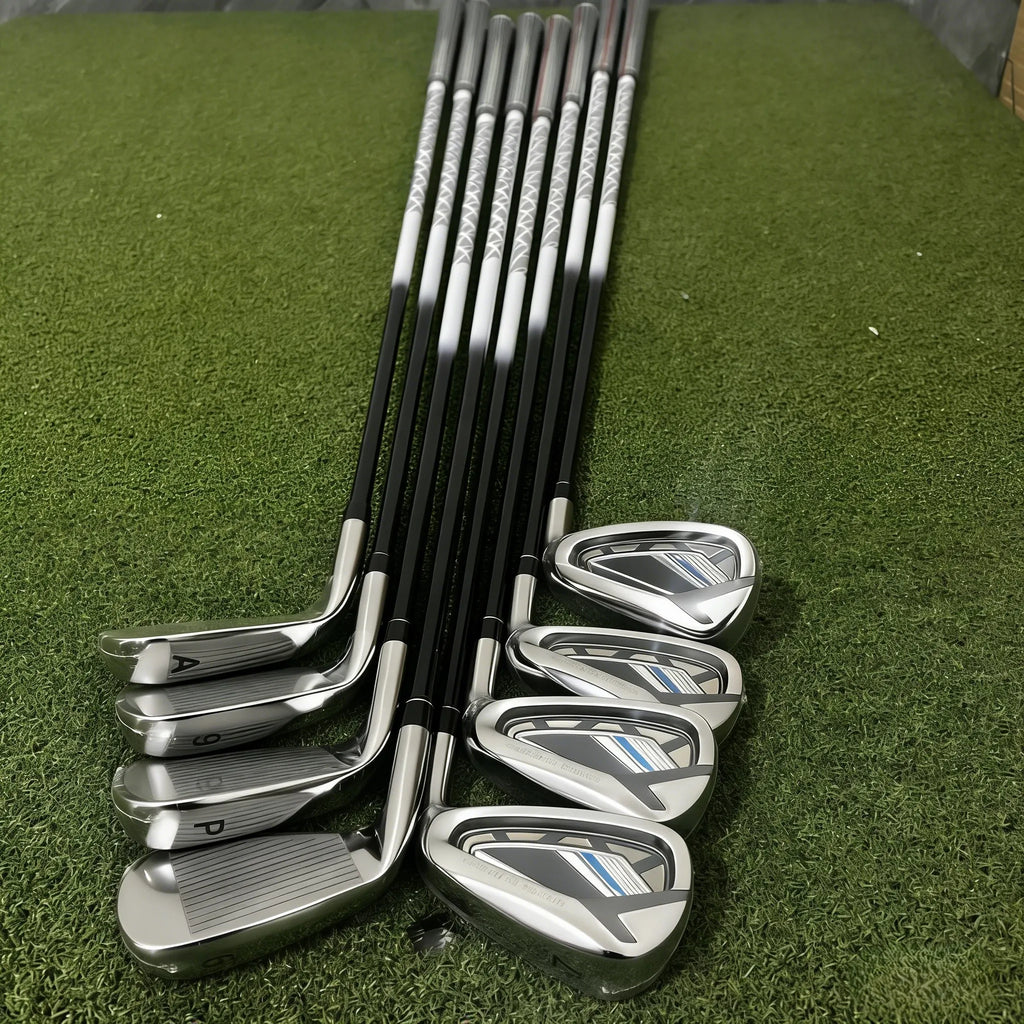 Juego de hierros de golf MP1200 para hombre, 5-9PAS (8 piezas), cubierta de cabeza de acero/grafito