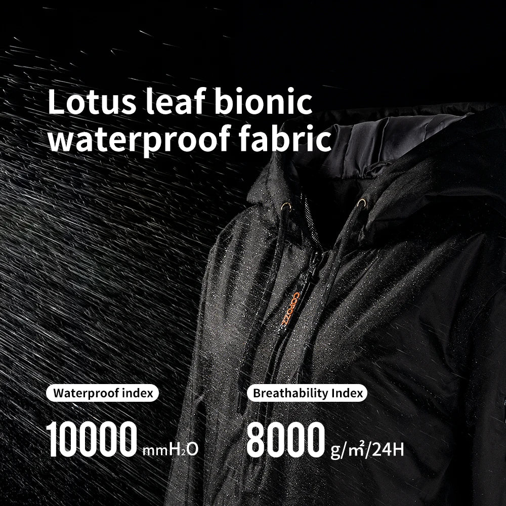 Traje de esquí de invierno de una pieza para hombre y mujer, mono de esquí grueso, impermeable, cálido, ropa para deportes al aire libre, monos de Snowboard con capucha