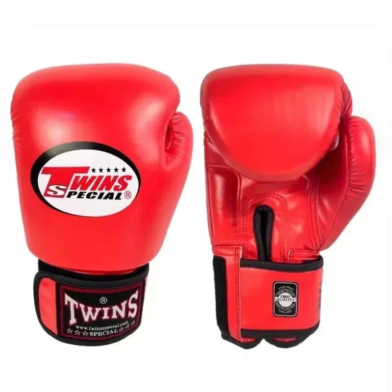 Guante de boxeo profesional de 8/10/12/14oz, guante de entrenamiento de PU interior grueso MMA Sanda Muay Thai, accesorios de entrenamiento de boxeo