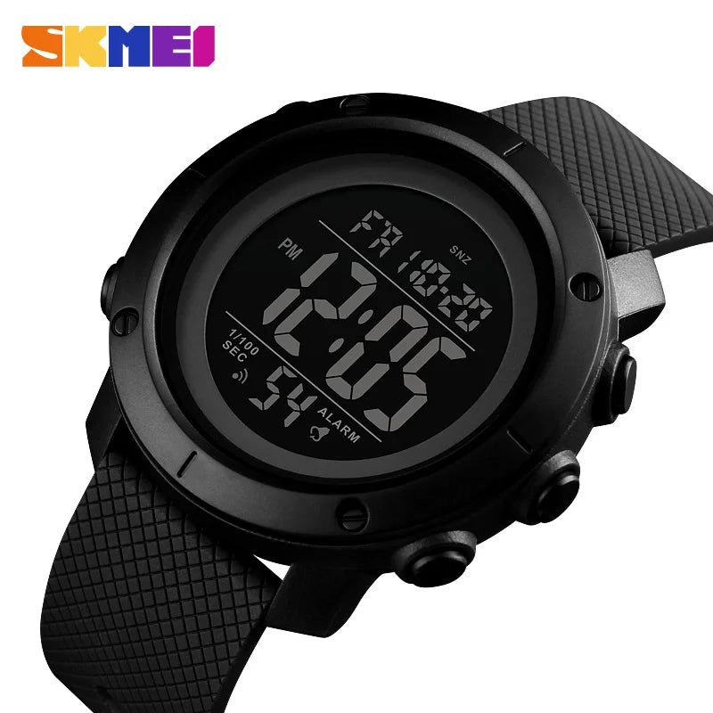 SKMEI 1426 Reloj digital de moda con alarma para hombre, reloj deportivo masculino, reloj de lujo resistente al agua 5Bar