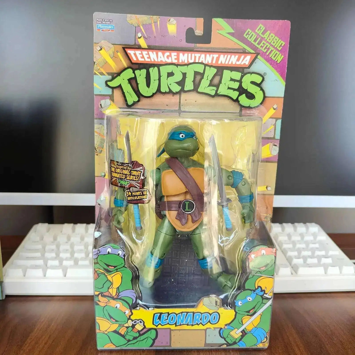 Figuras de acción de las Tortugas Ninja adolescentes mutantes anime, muñecos articulados, adornos coleccionables, modelo de juguete, regalos
