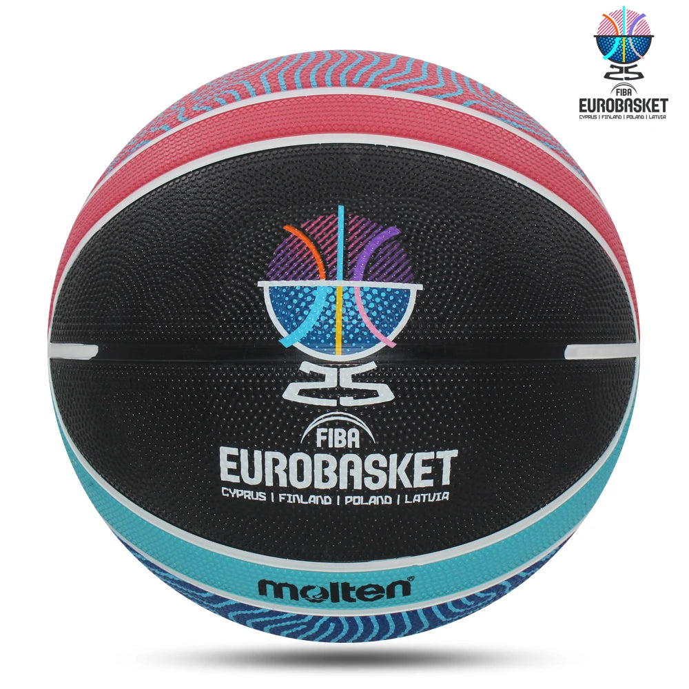 2025 Pelotas de baloncesto fundidas Tamaño oficial 7 Goma resistente al desgaste Interior Exterior Hombres Baloncesto Entrenamiento basketbol topu