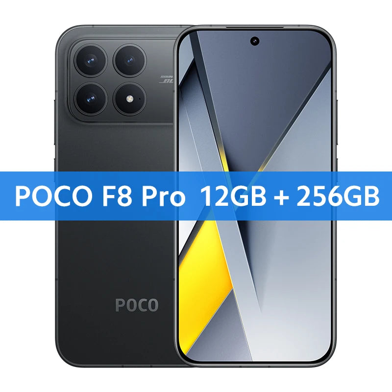 Smartphone POCO F8 Pro 5G versión global®8 Elite pantalla AMOLED 120Hz POCO HyperRGB 50MP 6210mAh
