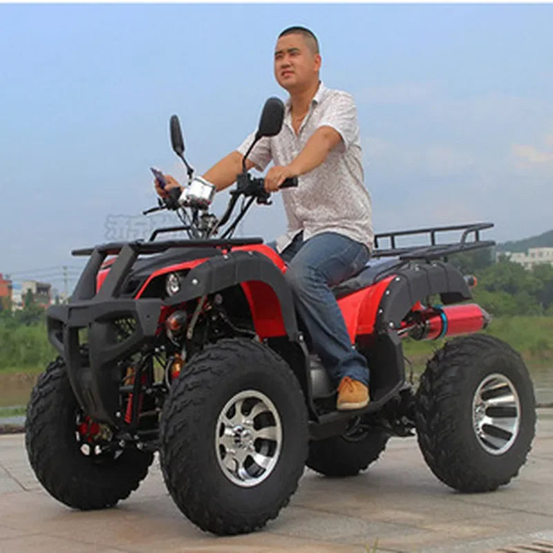 Cuatrimoto ATV de 250cc con Enfriamiento por Agua, Vehículo Todoterreno para Adultos, Motocross, Kart de Montaña