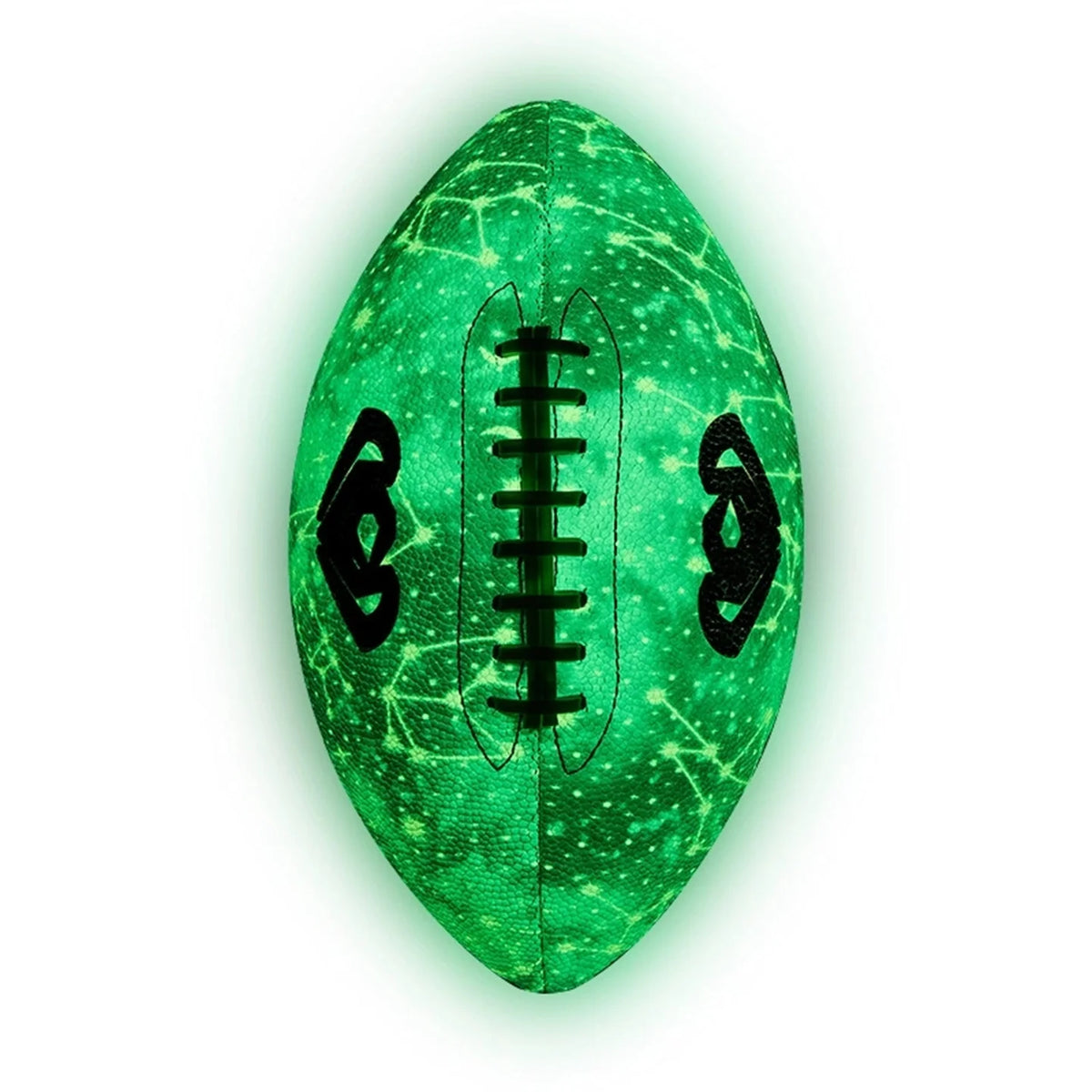 Durable PU Rugby American Football: reflectante y que brilla en la oscuridad, cosido a máquina, tamaños 6/9, pelotas oficiales de competición/entrenamiento
