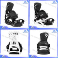 Fijaciones de Snowboard para Step-In, Dureza Media 7-8, Carbono, PU, Amortiguación EVA, Ligeras, para Riders Avanzados