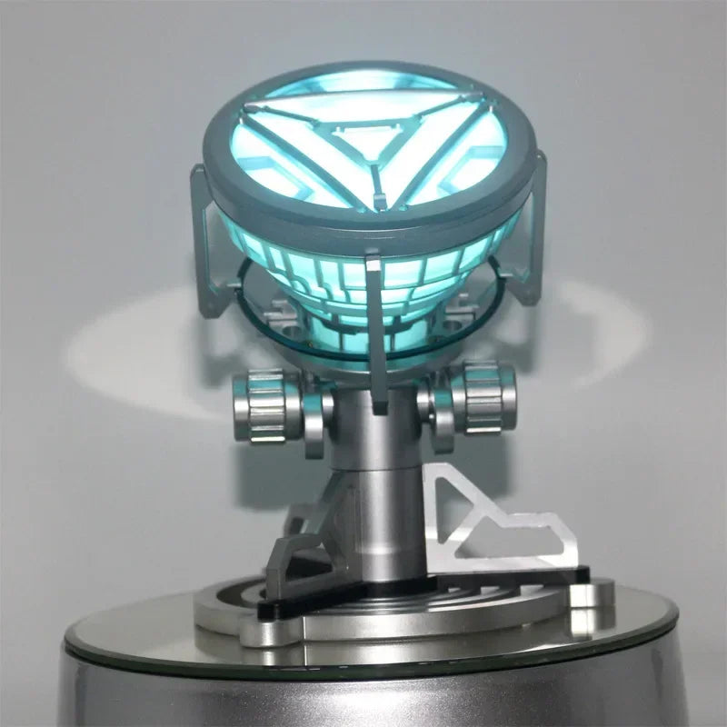 Reactor Mk50 1:1, Lámpara de Pecho Portátil, Réplica del Arc Reactor de Tony Stark, Figura con Luz LED, Regalo de Cumpleaños