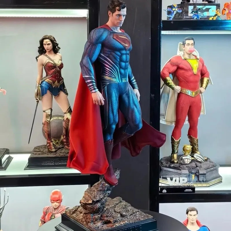 Jnd Superman Gk Resin Statue 50cm Scale Collectible Figure Anime Periphery Home Decoration Adult Collection Perfect Gift