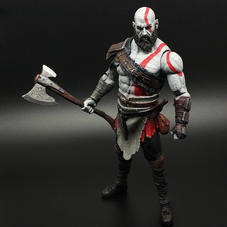 Figura de colección de 7 pulgadas de edición limitada de Kratos y su hijo, muñeco articulado de adorno