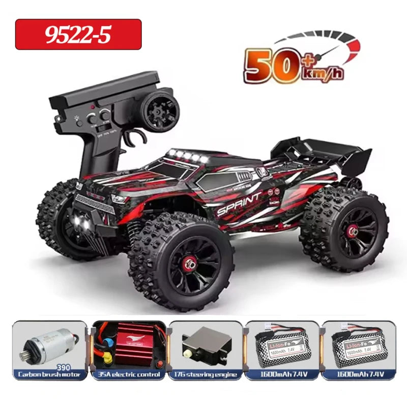 SCY 9522PRO, coche RC sin escobillas a escala 1:16, 85 km/h, alta velocidad, 4WD, coche de carreras todoterreno, coche profesional con control remoto VS SG116MAX