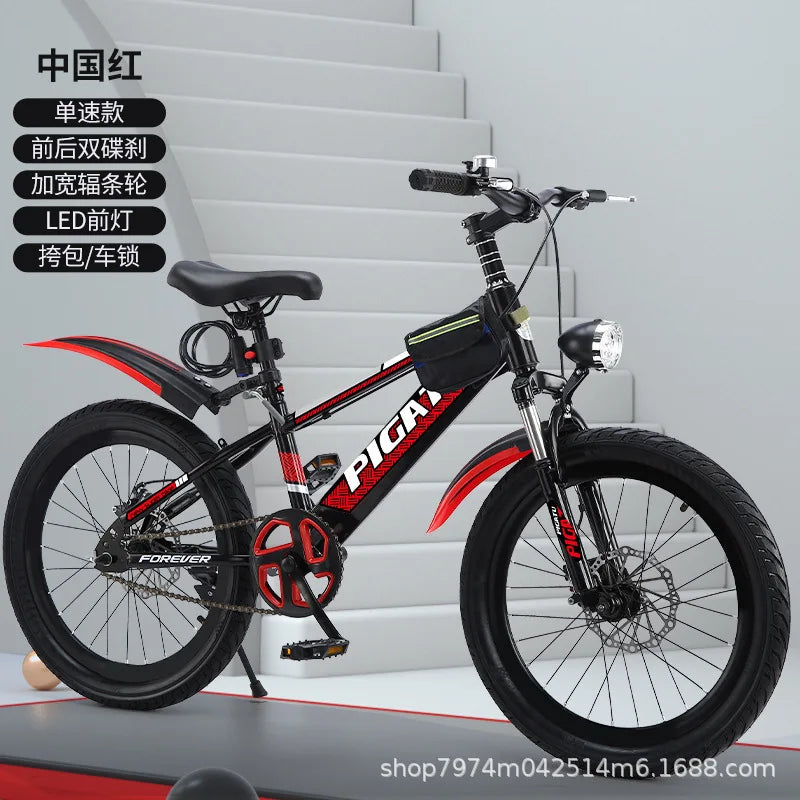 Bicicleta de montaña infantil de 24 pulgadas con velocidades variables para niños y adolescentes de 6 a 12 años, para ciclismo deportivo al aire libre y todoterreno