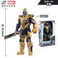 ZDTDS Thanos, figura de acción coleccionable a escala 1/5 con articulaciones móviles, modelo de juguete para los fans de Marvel, ideal como regalo para coleccionistas.