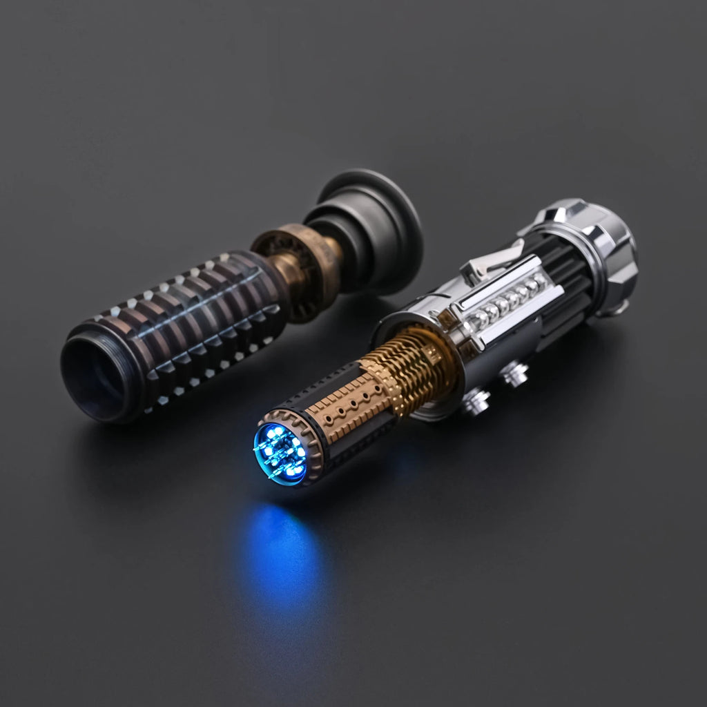 Obi-Wan EP4 Crystal Warehouse NeoPixel TXQSTUDIO Replica Lightsaber Metal Hilt Led Blade Cosplay Toys For Adult Sword Jedi