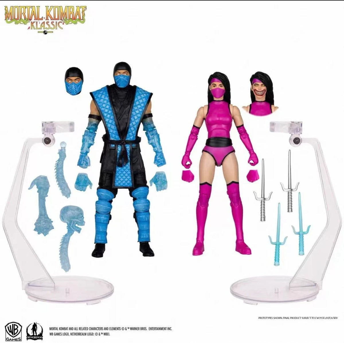 Figura de acción articulada de 17 cm de los personajes de Mortal Kombat: Spawn, Sub-Zero, Scorpion, Kitana y Liu Kang