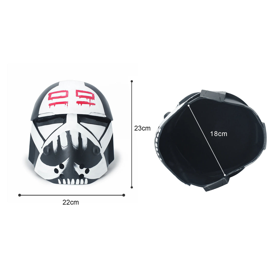 Star SW Clone Rex Hunter Maul Trooper Winners Resin PVC Latex Wearable Cos Helmet Mask Halloween Collectible Gift