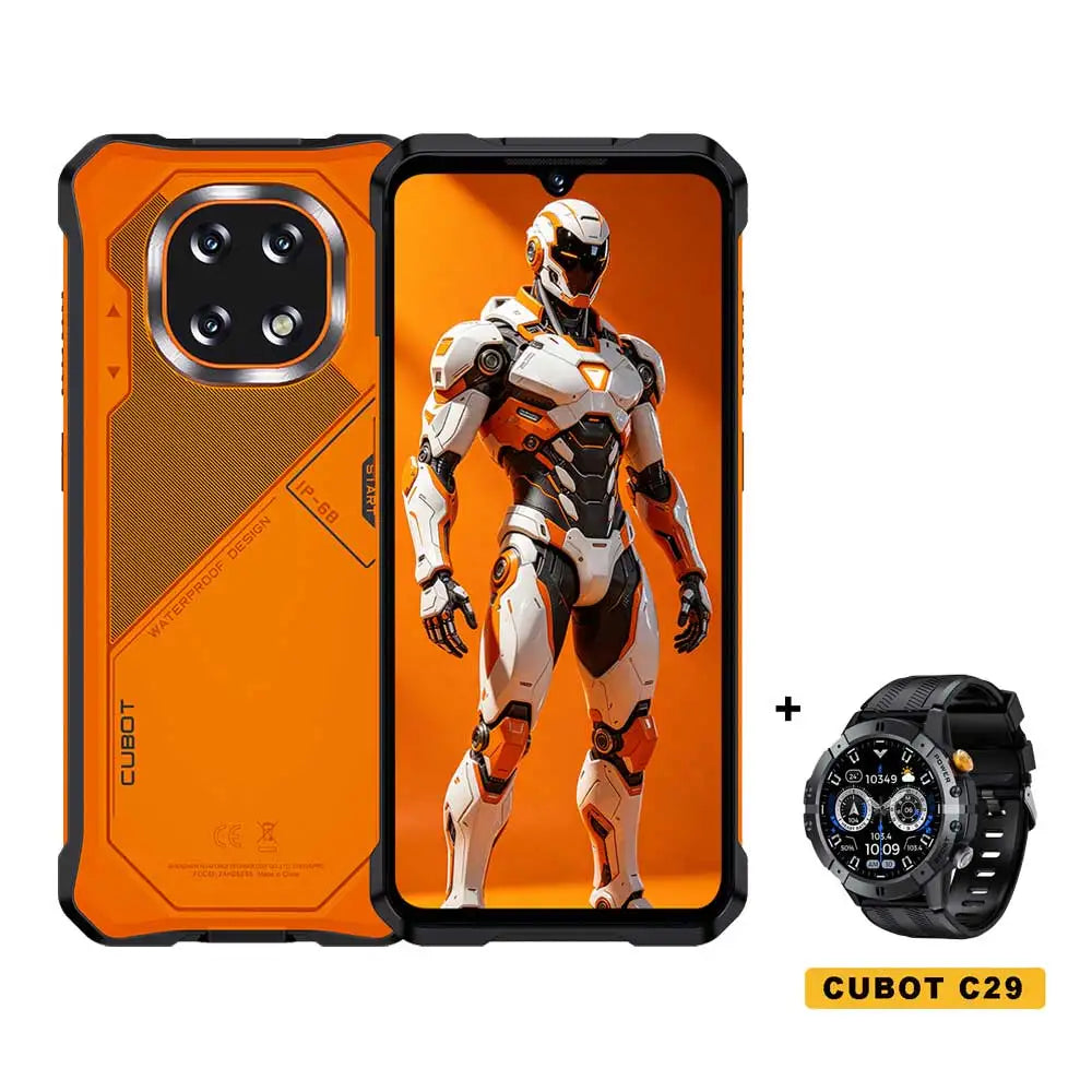 Smartphone Android Cubot King Kong ES 5, pantalla de 6.88" a 120Hz, hasta 24GB de RAM (12+12GB), 256GB de ROM, teléfono resistente, batería de 7000mAh