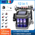 Equipo Profesional 12 en 1 para el Cuidado de la Piel, Hidratante de Burbujas, Máquina de Oxígeno, Limpieza Facial, Dermoabrasión