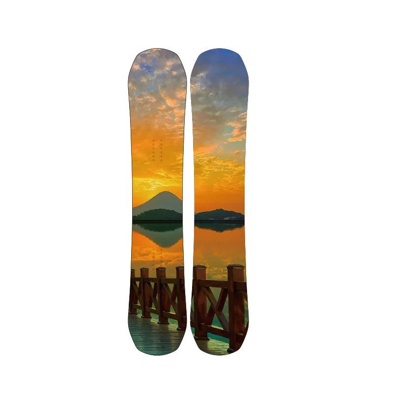 Snowboard de estilo libre barato de todas las montañas, tablero personalizado para adultos, fibra de carbono para equipos al por mayor separados, nieve