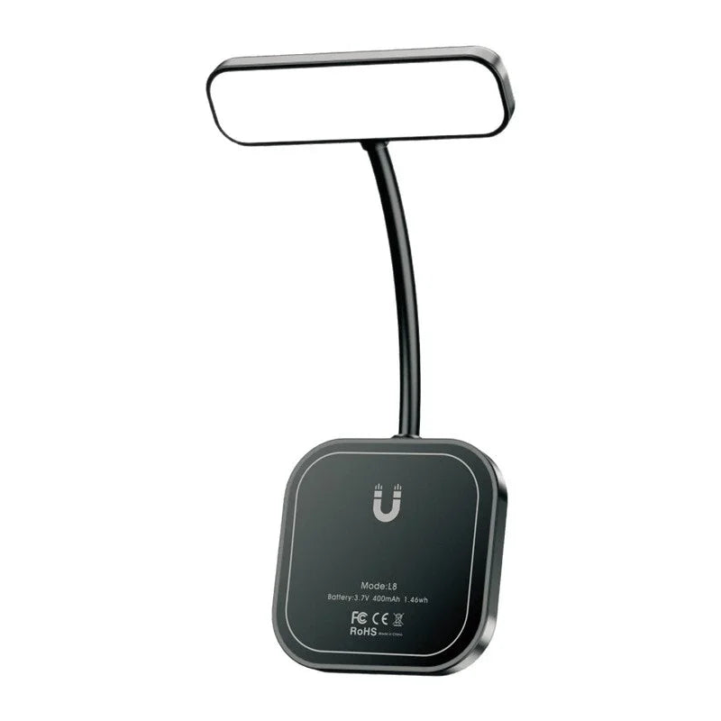 KEBIDUMEI Soporte Magnético Flexible para Teléfono con Luz de Relleno para Selfies, Ajustable 360°, 3 Temperaturas de Color, Luz de Lectura para Viajes, Vlogs y Maquillaje