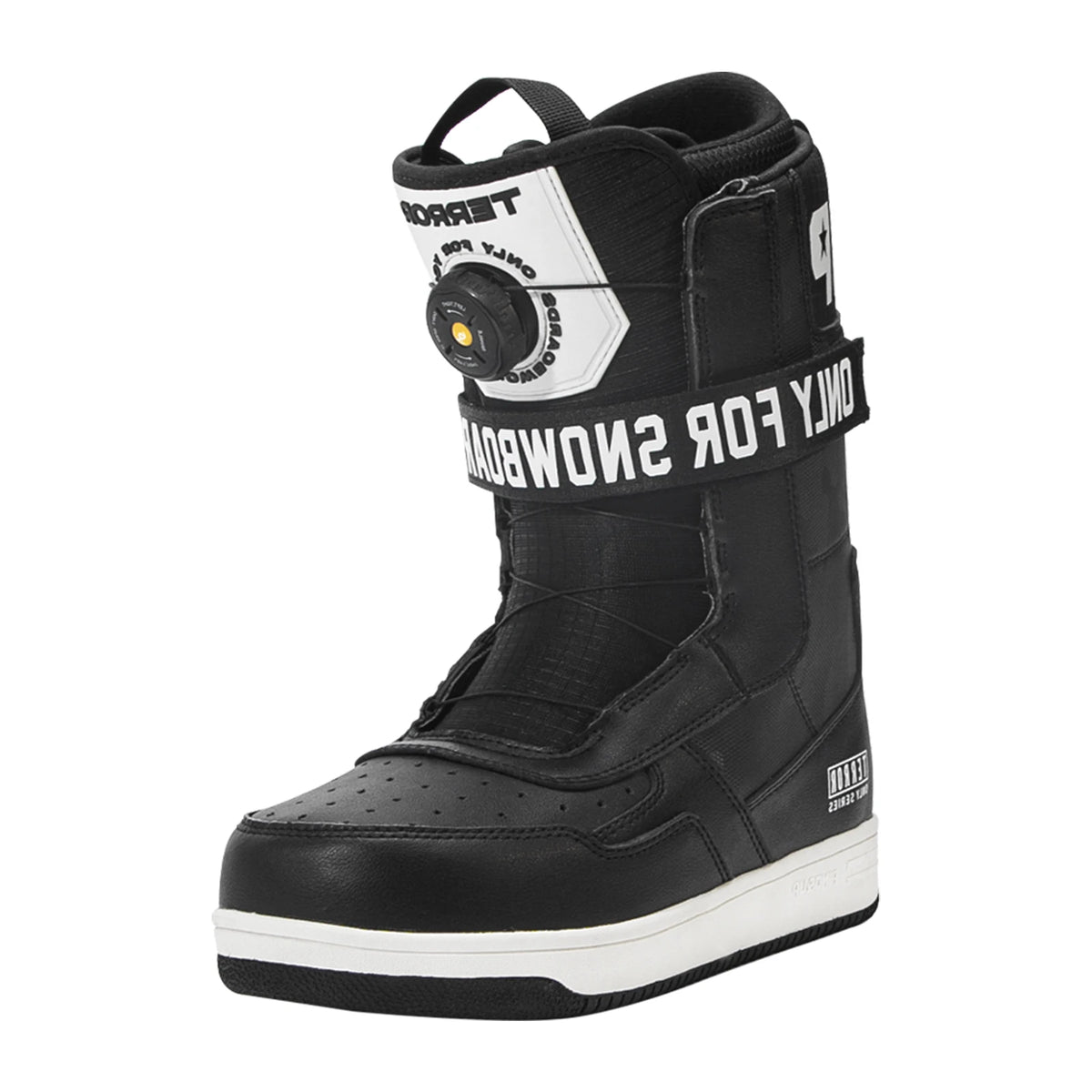 Botas de Snowboard Personalizadas al por Mayor TERROR de Calzado Rápido para Hombre y Mujer, Botas de Nieve Impermeables para Freestyle y Todoterreno
