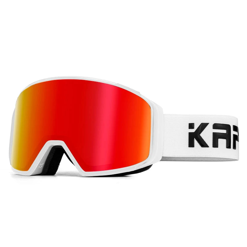 KAPVOE lente de atracción magnética deportes al aire libre gafas de esquí fotocromáticas protección esquí Snowboard correa antideslizante gafas de nieve