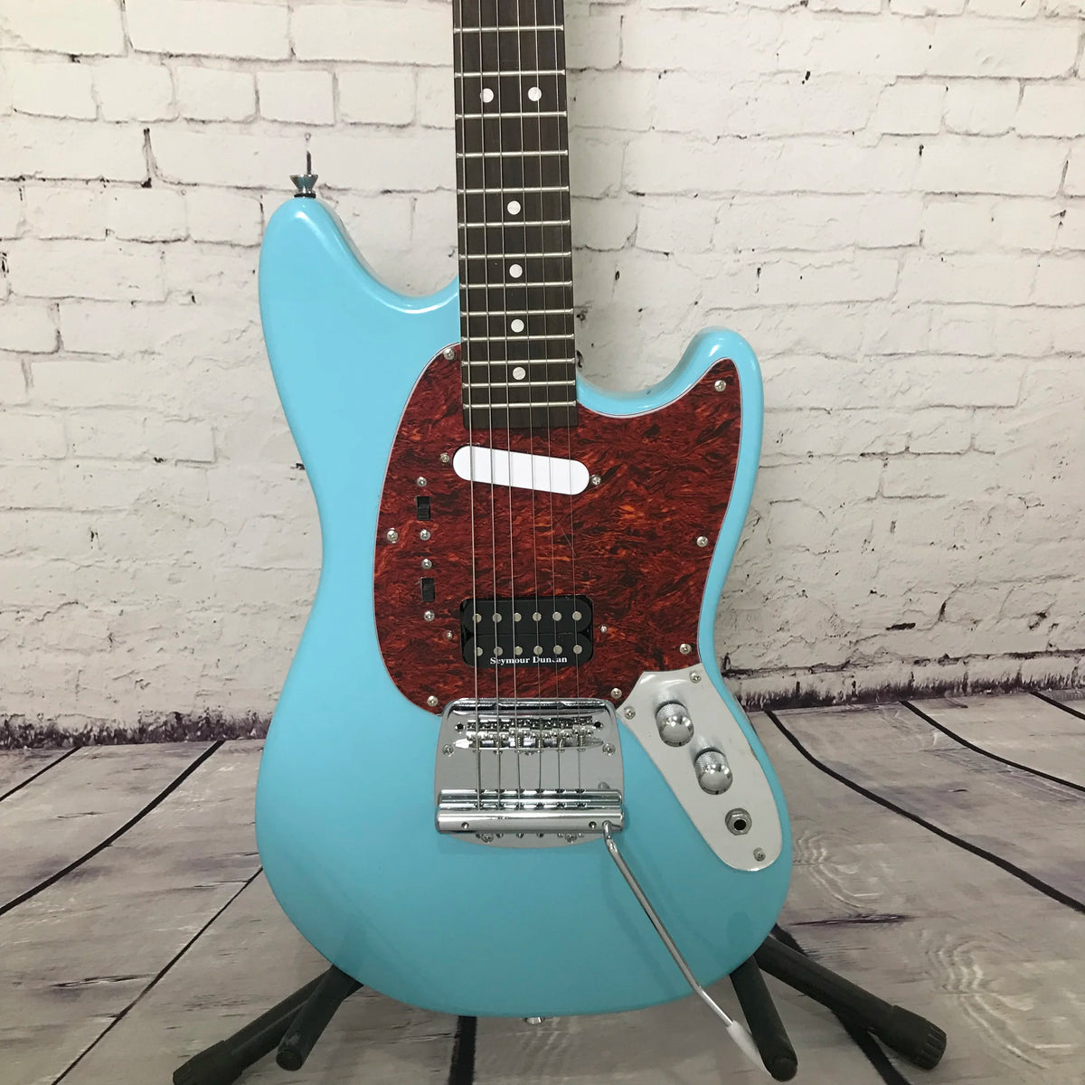 Guitarra Eléctrica de Moda en Color Azul Daphne, con Pastillas Simples y Humbucker, para Principiantes, Entrega Gratuita
