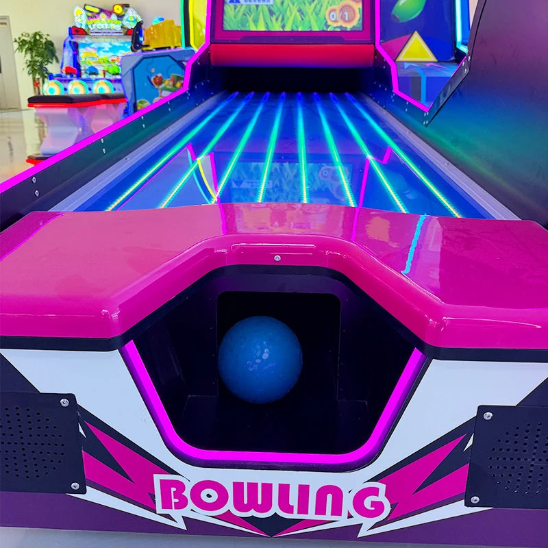 Máquina de Juego de Bolos Arcade, Equipo de Entretenimiento Interactivo para Locales Comerciales