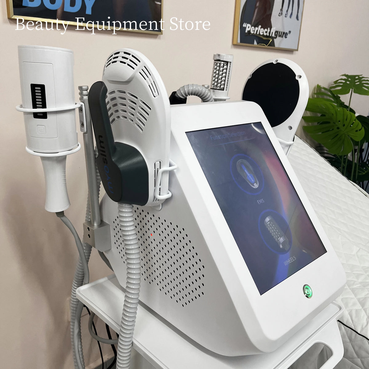 Máquina de Masaje Corporal EMS, Rodillo de Masaje, Quemador de Grasa, Dispositivos de Masaje para el Cuidado Corporal, Estimulación Muscular, Dispositivo Electromagnético, SPA
