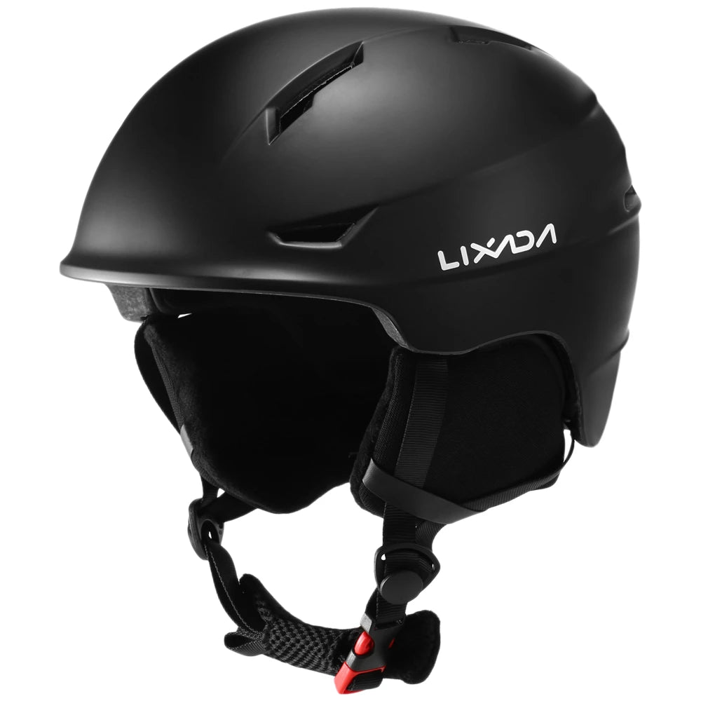 Lixada casco de Snowboard con orejera desmontable para hombres y mujeres, casco de esquí de seguridad con gafas, Correa fija, esquí, deportes de nieve