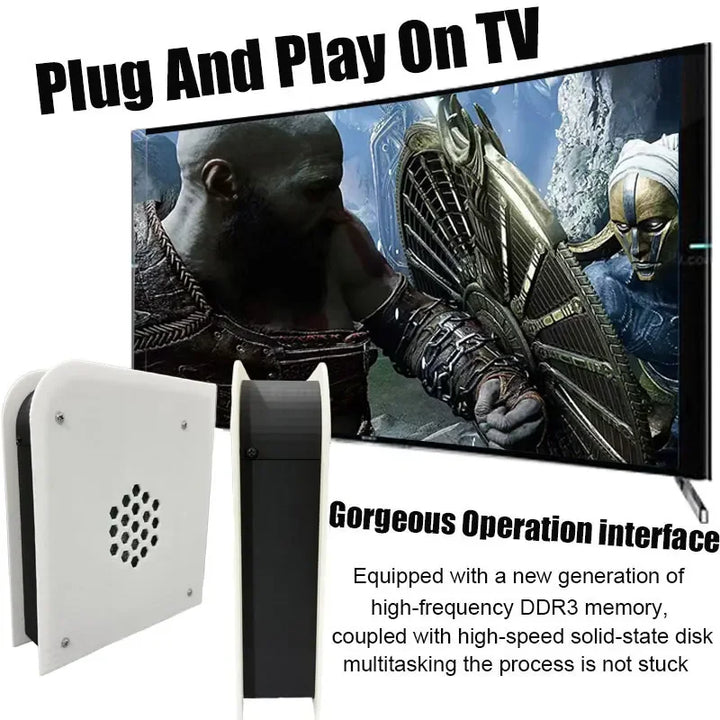 4G Ram Retro Game Console 500G/1T Rom M15 Batocera and Win11 I3-3110M 70000+Games For Wii PS2 PSP NGC N64 Play&amp;Plug On TV