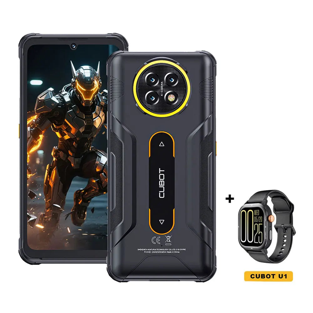 Smartphone rugerizado Android 16, Cubot KingKong ACE 5, 20GB RAM (8+12GB), 256GB ROM, batería de 10200mAh, pantalla de 6.745" a 120Hz, 48MP, NFC