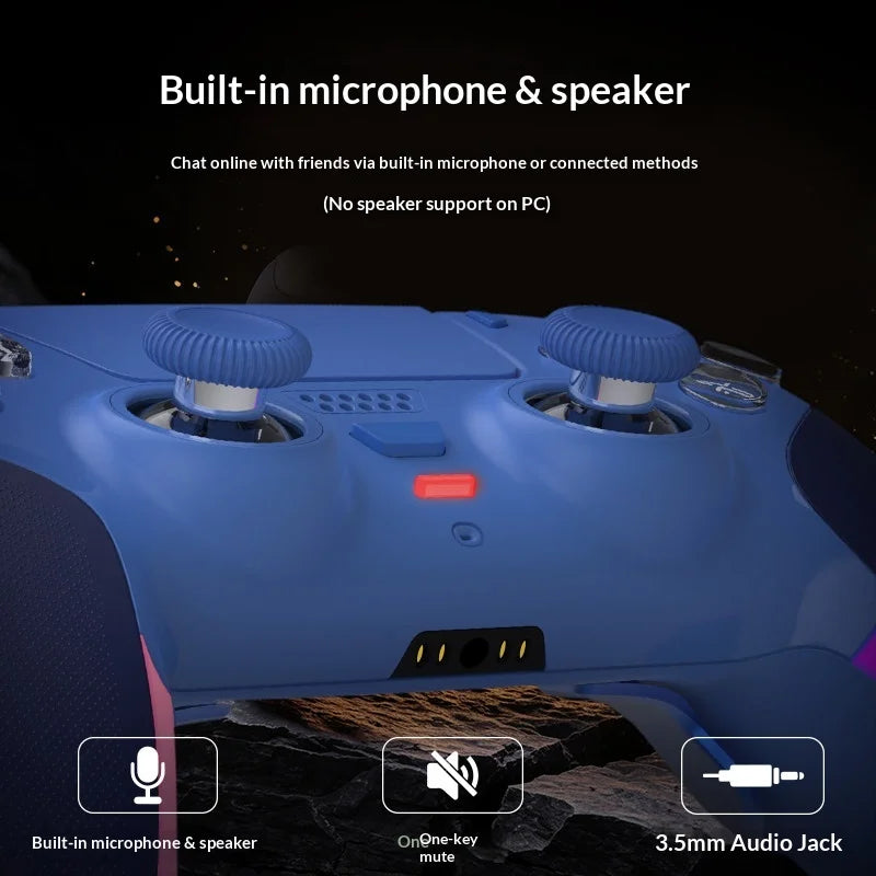 Mando inalámbrico para juegos IMECOO JG11, gatillos adaptativos, motor de bobina móvil, joysticks de efecto Hall, mando para PC, PS5 y Steam