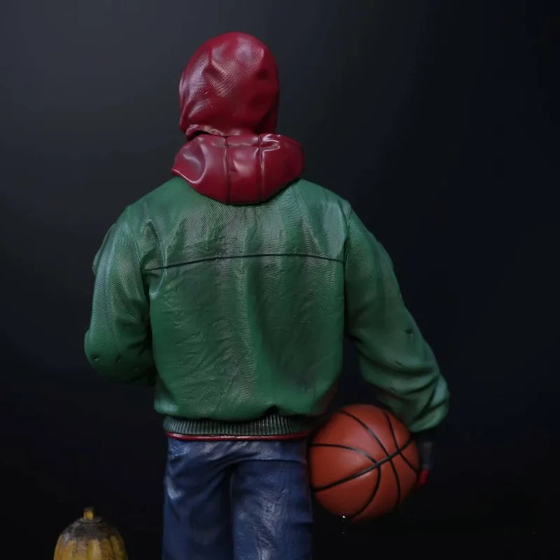 44cm The Avengers Figure Spider-Man：Into The Spider-Verse Anime Collection Model Resin Model Desktop Ornaments Children Toys