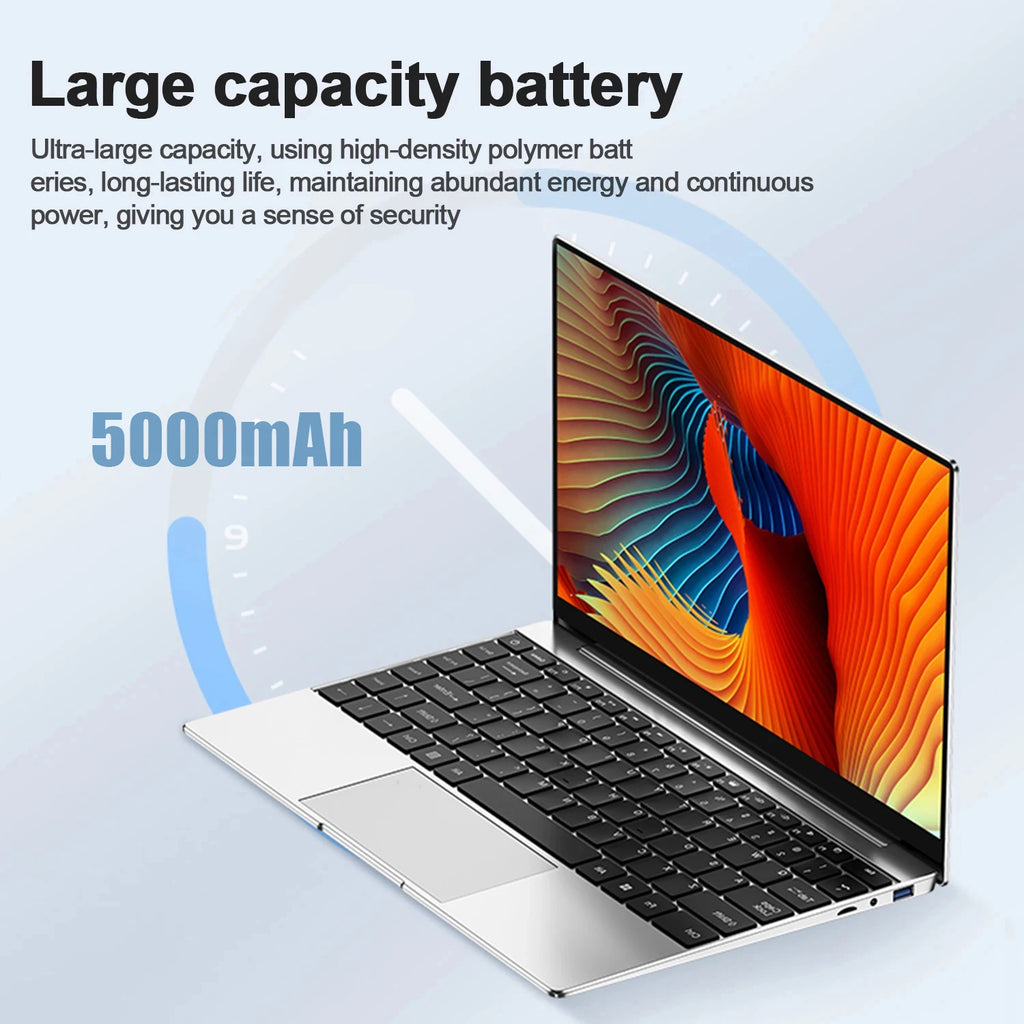 Xiaman 14.1'' Office Laptop Computer intel Core i3 6100U Windows 11 16GB DDR 1TB 2TB SSD Unlock Notebook PC Computer FHD Display