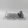 Acrylic Chessboard Chess Transparent Wear resistant Organic Glass Casual Desktop Game