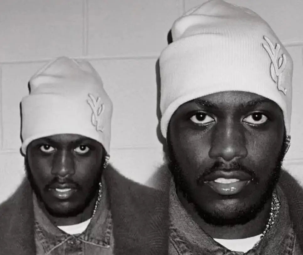 2026 Playboi Carti YVL Gorro de punto con inserciones de cuero y hilo, gorro para el frío MZ290