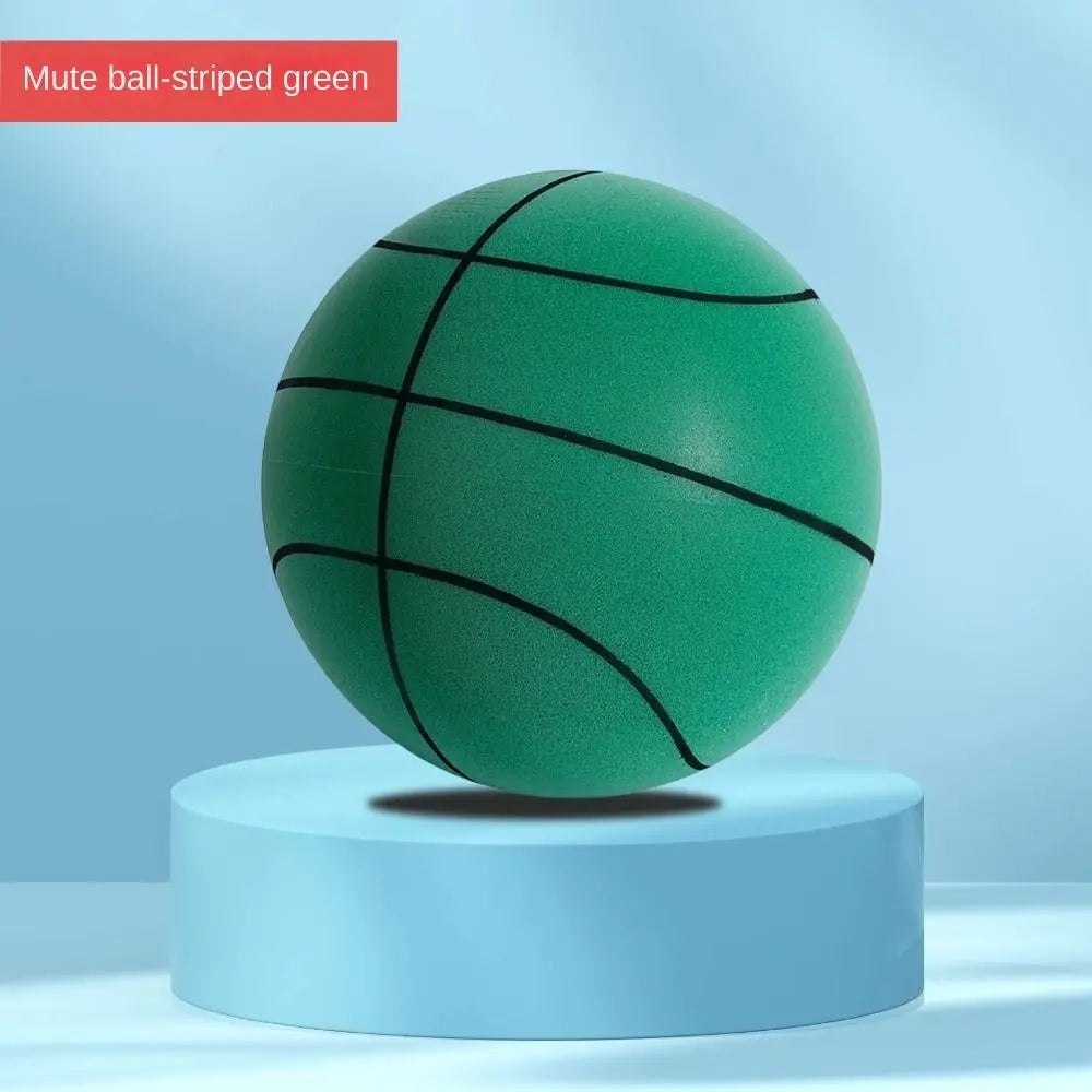 Pelota de baloncesto de entrenamiento silencioso de alta elasticidad, bolas hinchables de Bajo Decibelio, amortiguación ligera que rebota, 18cm, 22cm, 24cm