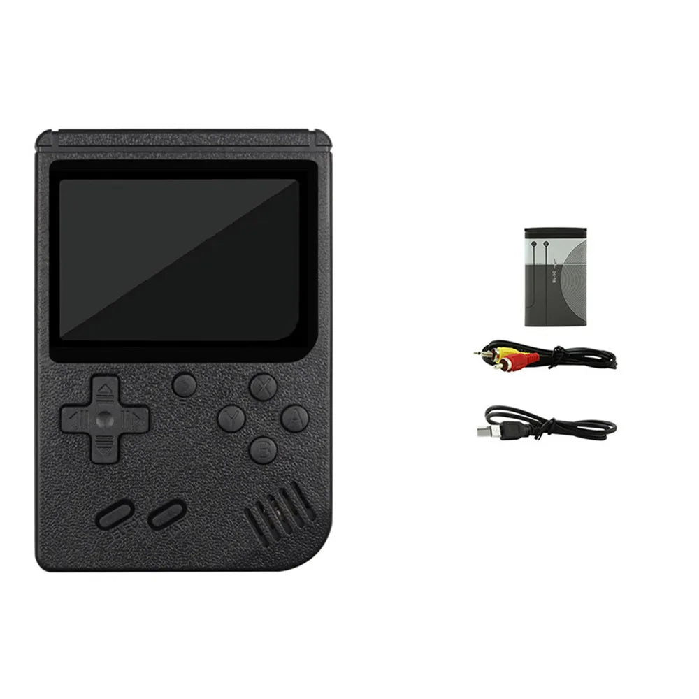 Consola de videojuegos retro con pantalla LCD de 2.4 pulgadas, 400 juegos integrados, consola de juegos portátil de bolsillo, regalo de Navidad