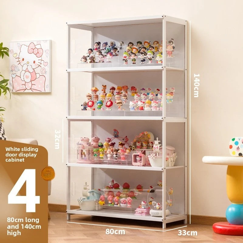 Vitrina expositora multifuncional para el hogar, caja transparente a prueba de polvo para modelos de juguete y figuras de colección (blind box)