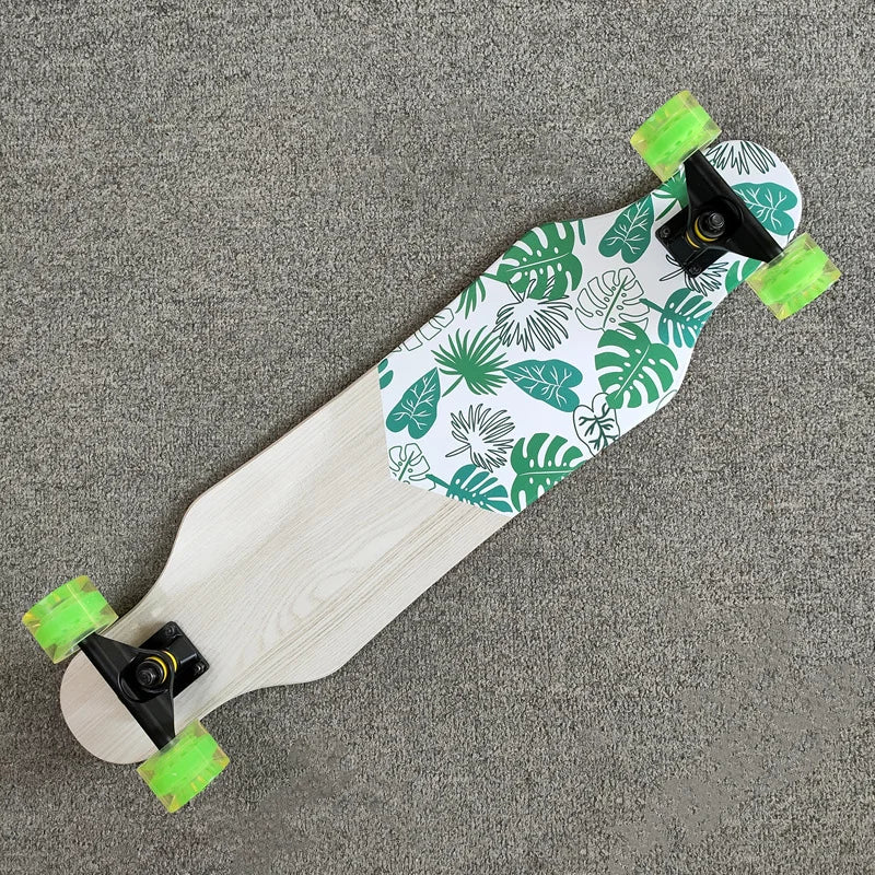 Patineta de Calle Profesional para Danza, Longboard, Tabla de Cruising, Apta para Hombres, Mujeres, Niños y Nuevos Conductores