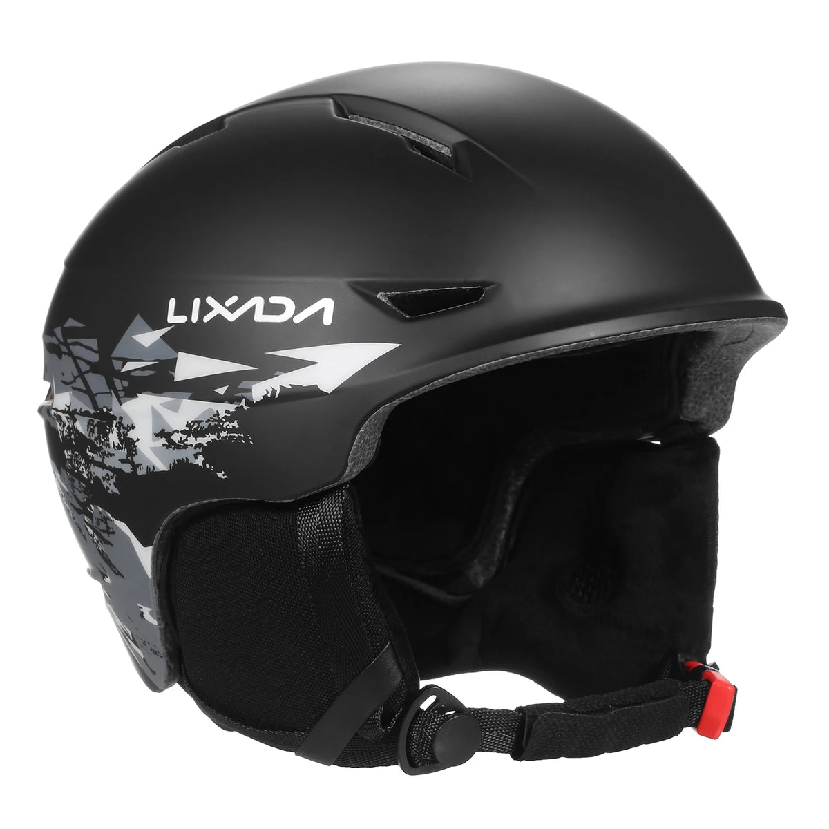 Lixada casco de Snowboard con orejera desmontable para hombres y mujeres, casco de esquí de seguridad con gafas, Correa fija, esquí, deportes de nieve