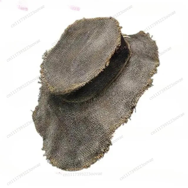 Máscara de espantapájaros de terror para Halloween, accesorios de Halloween aterradores, máscara de látex de cabeza completa, conjunto de disfraz para fiesta de cosplay