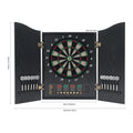 Wall-mounted Electronic Dart Machine LED Displays Electronic Dartboard Set with 12 Darts+88 Dart Heads for 16 Players 243 Games House Parties and Pubs