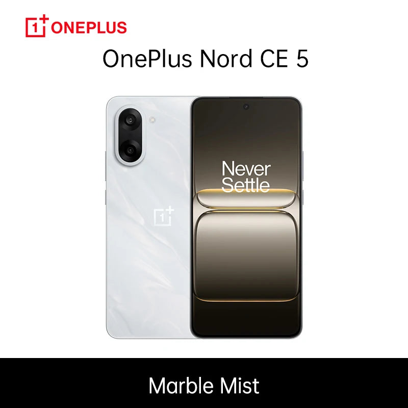 Versión global del smartphone OnePlus Nord CE 5 5G 8GB+256GB 7100mAh 80W cámara de 50MP con EIS+OIS Android 15 WiFi 6