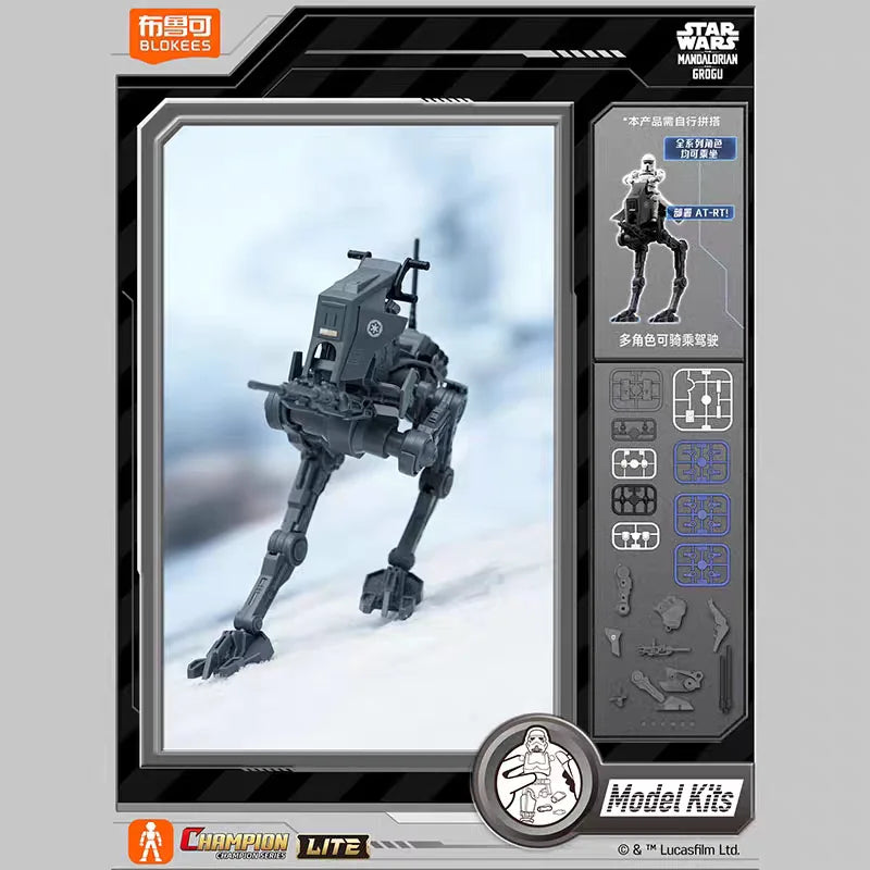 Nuevas Figuras de Acción Blokees Star Wars CHAMPION CLASS: Mandalorian, Grogu Lite, Mecha Din Djarin, Grogu, Bo Katan Kryze, Juguete Coleccionable de Regalo