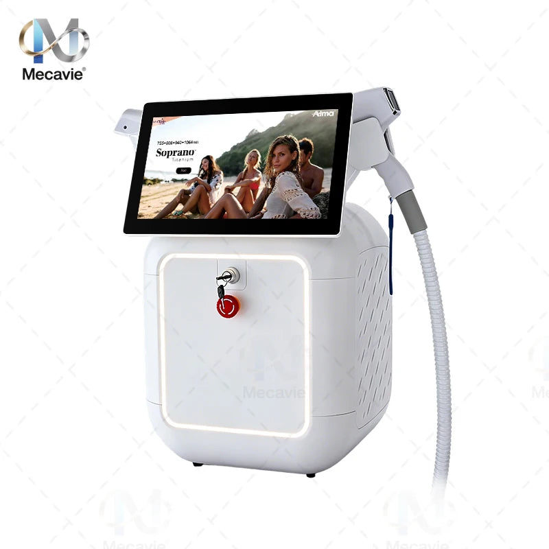 Máquina de Depilación Láser de Diodo de 6 Ondas y 6000W Profesional 2026 2 EN 1, Máquina de Eliminación de Tatuajes Picos Q-Switch ND YAG para Salón de Belleza