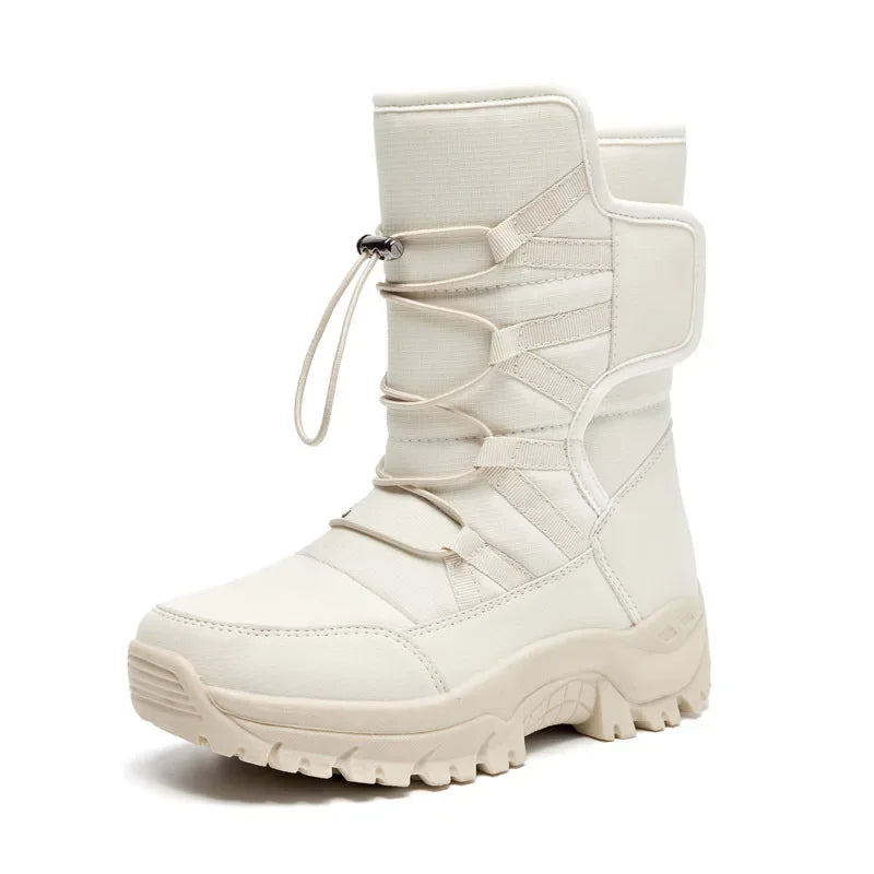 Nuevas Botas de Invierno para Hombre y Mujer, Botas de Nieve Impermeables y Antideslizantes, Botas de Esquí Cálidas, Botas de Senderismo, Botas de Viaje