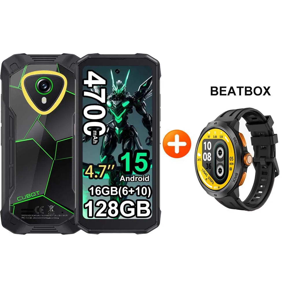 [Enviado desde Polonia] Cubot KingKong Mini 4 Mini Smartphone resistente pantalla de 4,7 pulgadas 90Hz 4700mAh 6GB+128GB NFC 48MP Android 15